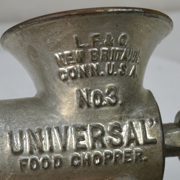 Antique Victorian cast iron Universal Meat Grinder & Food Chopper USA NO .3 - Picture 6 of 6